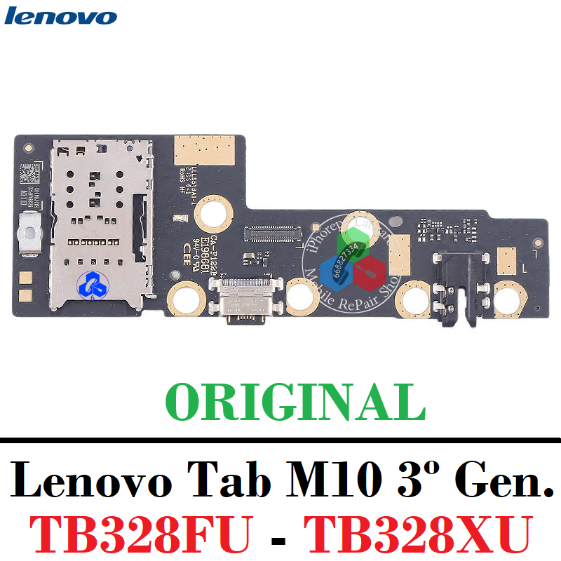 Lenovo Tab M10 (3ª Gen) TB-328FU / TB-328XU TB328 328 - SUB PLACA DE CARGA ORIGINAL