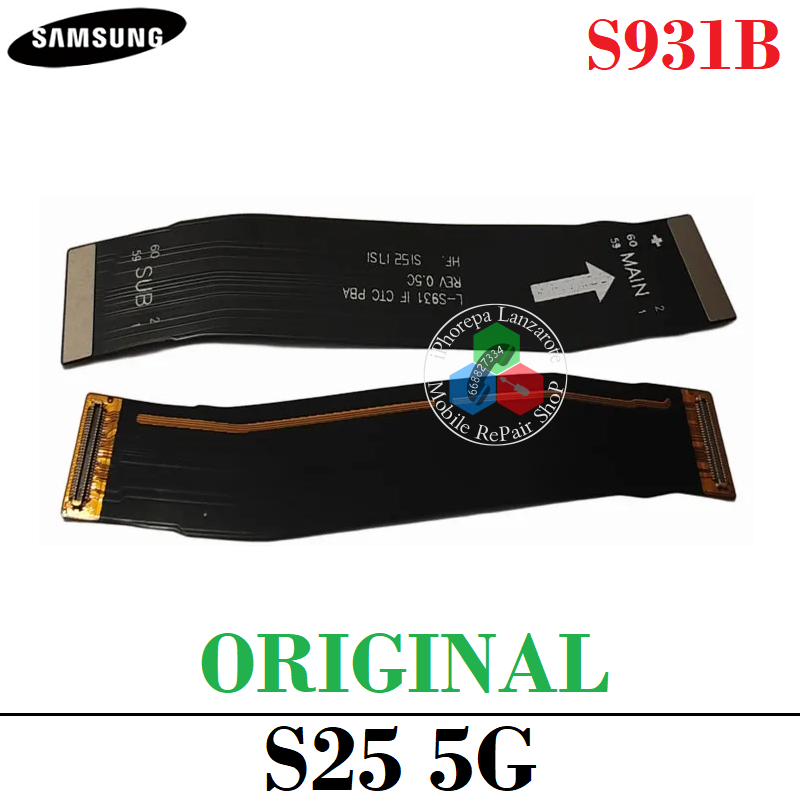 SAMSUNG S25 5G 2025 S931B S931 - Flex de conexión a placa base - Original