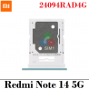 Xiaomi Redmi Note 14 5G 2025 24094RAD4G - BANDEJA dual sim - Azul verde