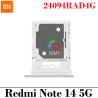 Xiaomi Redmi Note 14 5G 2025 24094RAD4G - BANDEJA dual sim - Plata Gris