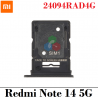 Xiaomi Redmi Note 14 5G 2025 24094RAD4G - BANDEJA dual sim - Negro