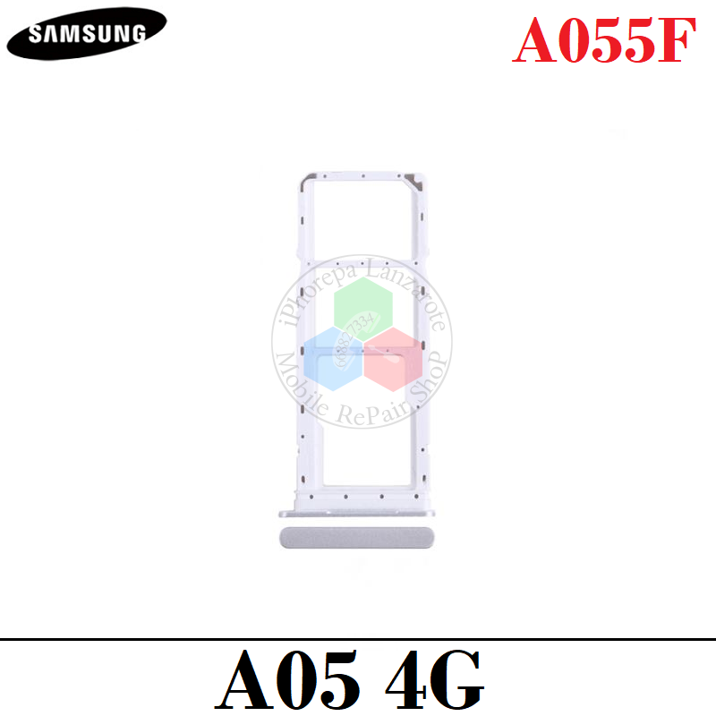 SAMSUNG A05 4G 2023 A055F A055 - Bandeja dual sim - Plata Gris