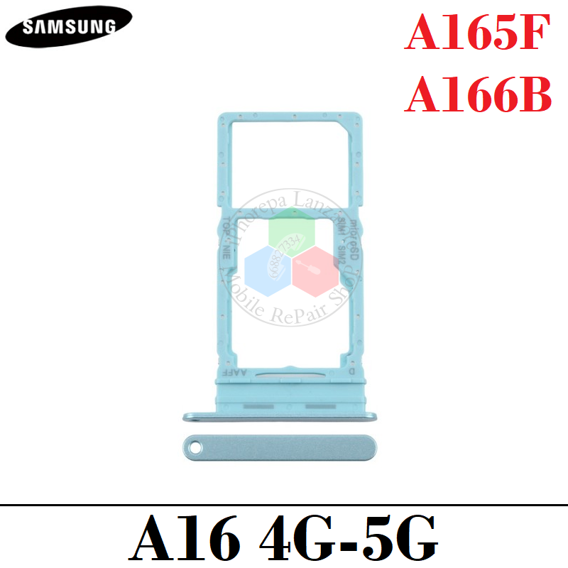SAMSUNG A16 5G 2024 A166B A166 / A16 4G A165F A165 - Bandeja dual sim - VERDE
