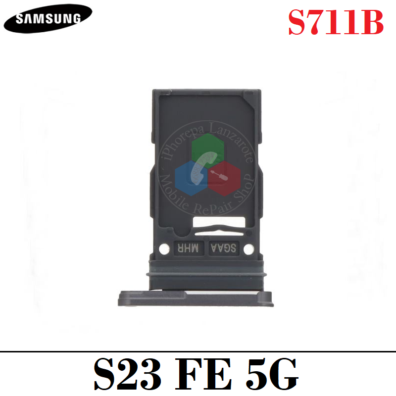 SAMSUNG S23 FE 5G 2023 S711B S711 - Bandeja sim - NEGRO GRAFITO