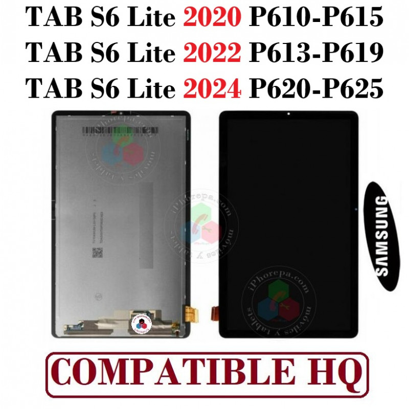 SAMSUNG Tab S6 Lite 2020 P610  P615  S6 Lite 2022 P613  P619   S6 Lite 2024 P620 p625 - PANTALLA COMPLETA COMPATIBLE HQ