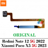 Xiaomi Redmi Note 12 5G 22111317I - Poco X5 5G 2023 22111317PG - Flex botón sensor de huella - Azul