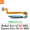 Xiaomi Redmi Note 12 5G 22111317I - Poco X5 5G 2023 22111317PG - Flex botón sensor de huella - Verde