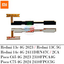 XIAOMI REDMI 13C 4G-5G 2023 / REDMI 14c /POCO C65 4G / POCO C75 - FLEX POWER ENCENDIDO + VOLUMEN