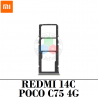 Xiaomi Redmi 14C 2411DRN47C / 2409BRN2CA / Poco C75 4G 2410FPCC5G 2024 - Bandeja sim dual - Verde