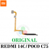 Xiaomi Redmi 14C 2411DRN47C / 2409BRN2CA / Poco C75 4G 2410FPCC5G 2024 - Flex botón sensor de huella - Negro - Original