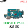 SAMSUNG S25 5G 2025 S931B S931 - PLACA DE CARGA ORIGINAL SERVICE PACK