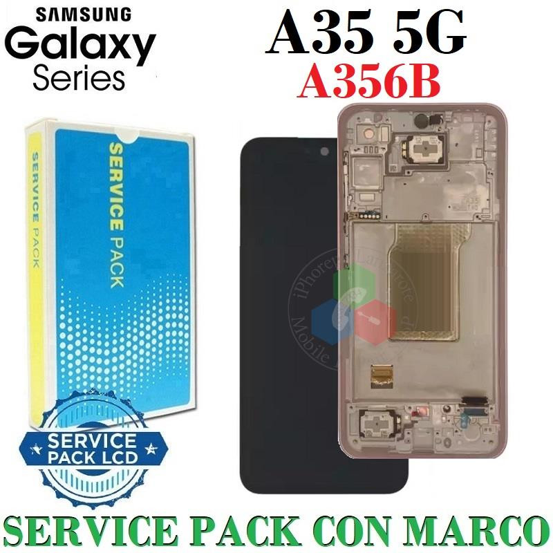 Samsung A35 5G 2024 A356B A356 - PANTALLA SERVICE PACK CON MARCO VIOLETA