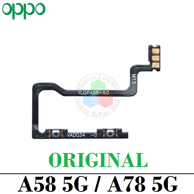 Oppo A58 5G YLOPA58-5G / A78 5G 2023 CPH2483 / CPH2495 - Flex de volumen - ORIGINAL