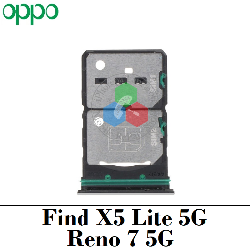 Oppo Find X5 Lite 5G 2022 CPH2371 / Oppo Reno 7 5G CPH2371 - BANDEJA dual SIM - PLATA SILVER