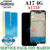 Samsung A17 4G 2025 A175F A175 - PANTALLA SERVICE PACK CON MARCO