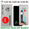 Motorola Moto G13 4G 2023 / G23 4G 2023 / G53 5G 2022- PANTALLA SERVICE PACK SIN MARCO