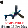 iPhone 15 Pro Max 5G 2023 A3106 - FLEX FLASH DE CAMARA / LINTERNA + microfono - COMPATIBLE