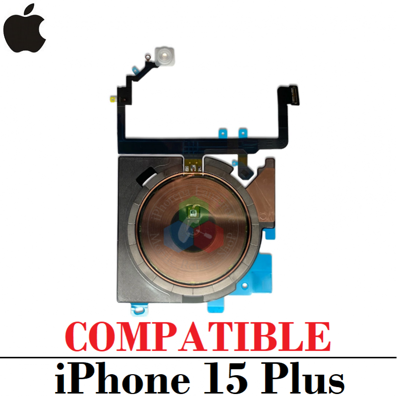 iPhone 15 Plus 5G 2023 A3094 - Flex antena NFC de carga con FLASH - COMPATIBLE