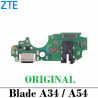 ZTE Blade A34 4G 2023 / ZTE blade A54 - SUB PLACA DE CARGA - ORIGINAL