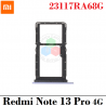 Xiaomi Redmi Note 13 Pro 4G 2023 23117RA68G - BANDEJA DUAL SIM + MICRO SD VIOLETA