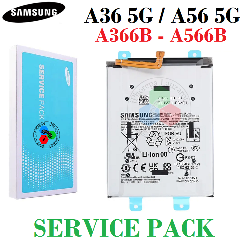 Samsung A36 5G 2025 A366B A366 / A56 5G 2025 A566B A566 - Bateria original service pack