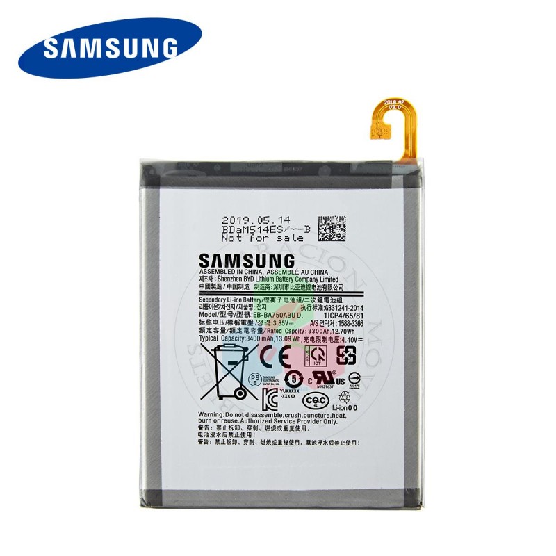 Samsung A7 2018 A750f a750 / A10 A105f a105 - bateria compatible SIN LOGO