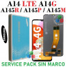 SAMSUNG A14 4G A145P / A145R A145 - PANTALLA SERVICE PACK SIN MARCO