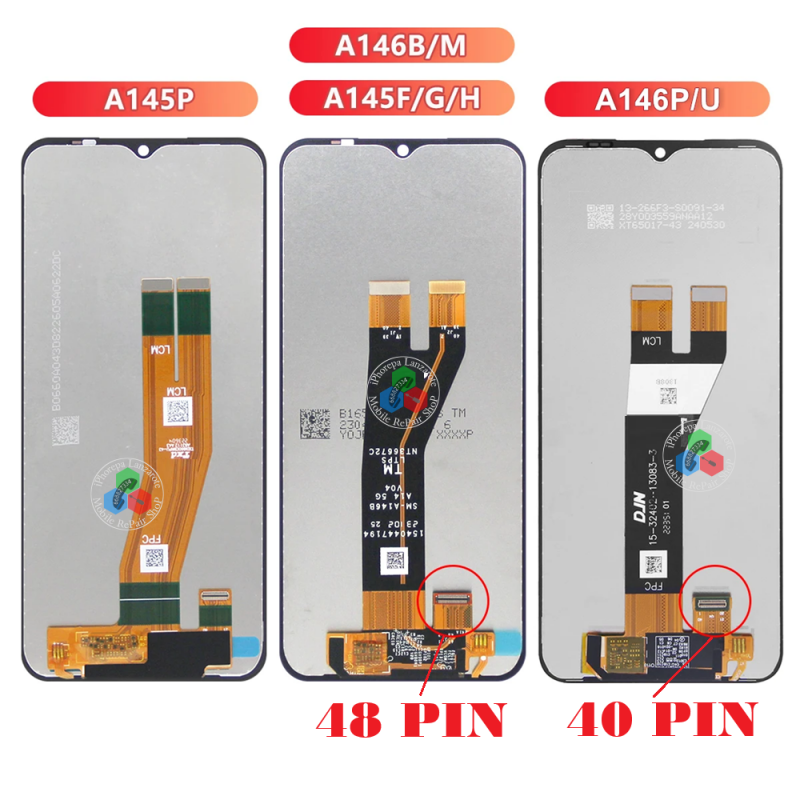 SAMSUNG A14 5G A146B A146 " 48 PIN " - PANTALLA SERVICE PACK SIN MARCO