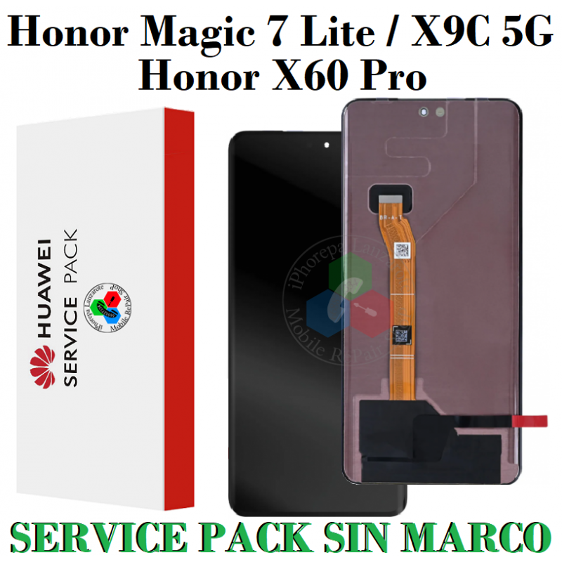 Huawei Honor Magic 7 Lite / Honor X9C 5G / Honor X60 Pro - PANTALLA SERVICE PACK SIN MARCO