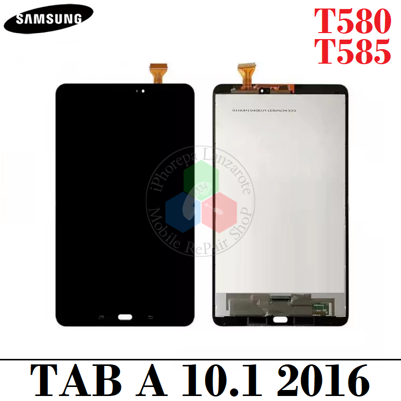 SAMSUNG TAB A 10.1 2016 T580 T585 - PANTALLA completa sin marco ( lcd + tactil )