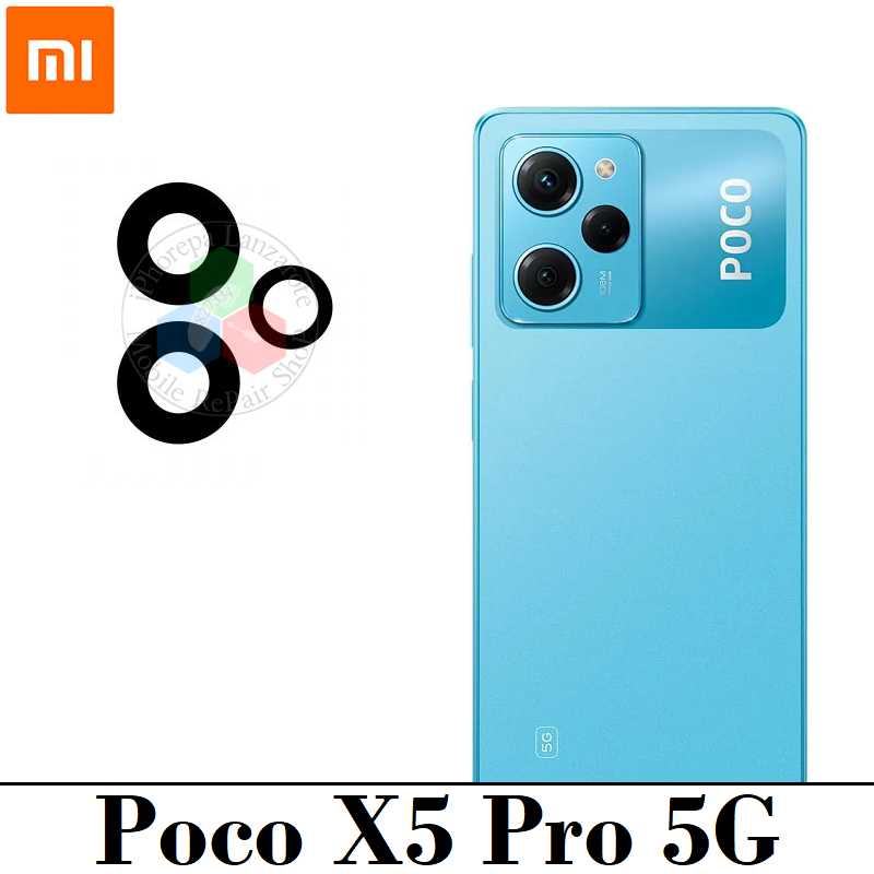 Xiaomi Poco X5 Pro 5G 2023 22101320G / 22101320I - SET LENTE CRISTAL DE CÁMARA