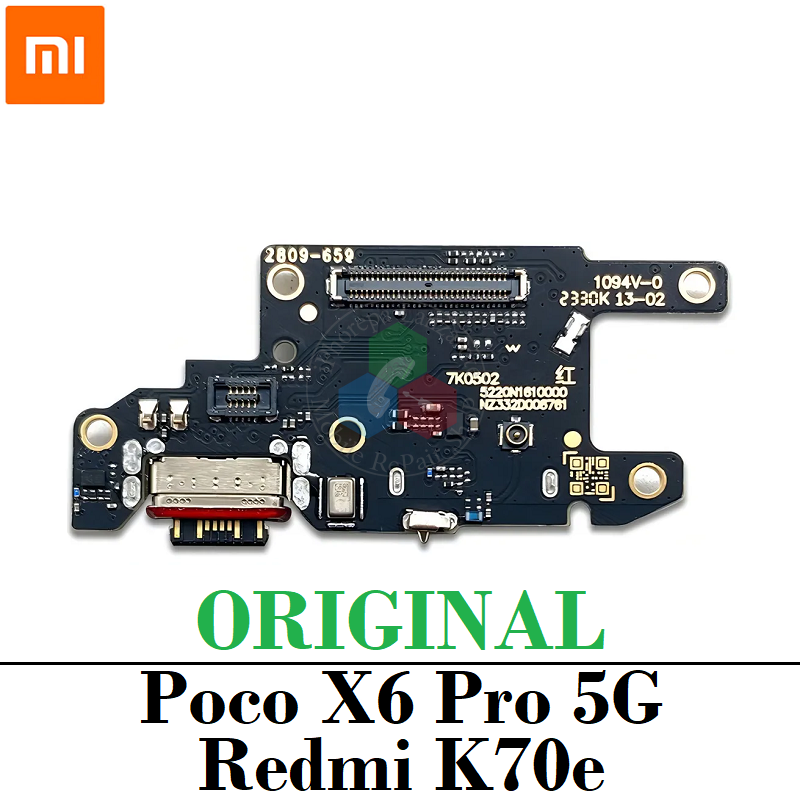 Xiaomi Poco X6 Pro 5G 2024 2311DRK48G / REDMI K70e - SUB PLACA DE CARGA ORIGINAL