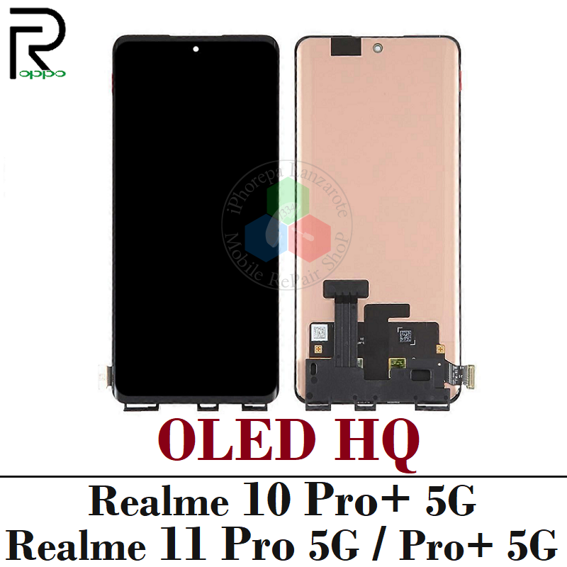 Realme 10 Pro Plus 5g / Realme 11 Pro 5G 2023 RMX3771 7 / Realme 11 Pro Plus 5G 2023 RMX3740 / RMX3741 - PANTALLA COMPATIBLE ole