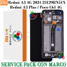 Xiaomi Redmi A3 4G 2024 23129RN51X / Redmi A3 Plus / Poco C61 4G - pantalla service pack CON marco