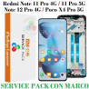 Xiaomi Redmi Note 11 Pro 4G 2201116TG / Note 11 Pro 5G / Note 12 Pro 4G / Poco X4 Pro 5G - PANTALLA service PACK CON MARCO