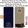 XIAOMI REDMI NOTE 11 Pro 4G - 5G / 11 Pro Plus 5G - Note 10 pro 4G / Note 12 Pro 4G / POCO X4 PRO 5G - PANTALLA TFT HQ SIN Marco
