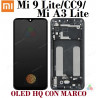 Xiaomi Mi 9 Lite 4G 2019 M1904F3BG / Mi9 LITE / CC9 / Mi A3 Lite - PANTALLA OLED HQ CON MARCO NEGRO