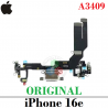 iPhone 16e 5G 2025 A3409 - FLEX DE CARGA ORIGINAL REFURBISHED - BLANCO