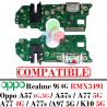 Oppo A57 4G / A57 5G / A57s / A76 / A77 5G / A77 4G / A77s / A96 4G / A97 5G / K10 5G / Realme 9i 4G RMX3491 - PLACA DE CARGA CO