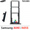Samsung A04e A042F A042 / A05s 4G a057F A057 - Bandeja dual sim + MICRO SD - NEGRO