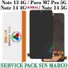 Xiaomi Redmi Note 13 4G  / Redmi note 14 4G ( version global ) / Note 14 5G / Poco M7 Pro 5G - PANTALLA service pack SIN Marco
