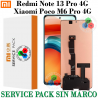 Xiaomi Redmi Note 13 Pro 4G / Xiaomi Poco M6 Pro 4G - PANTALLA SERVICE PACK SIN MARCO