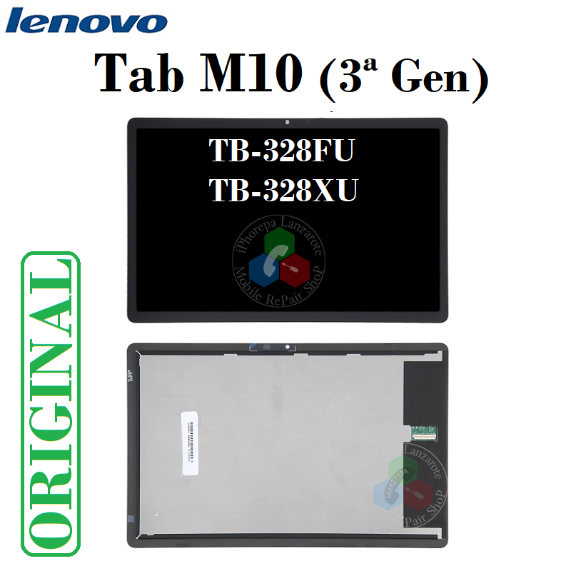 Lenovo Tab M10 (3ª Gen) TB-328FU / TB-328XU - PANTALLA original SIN MARCO