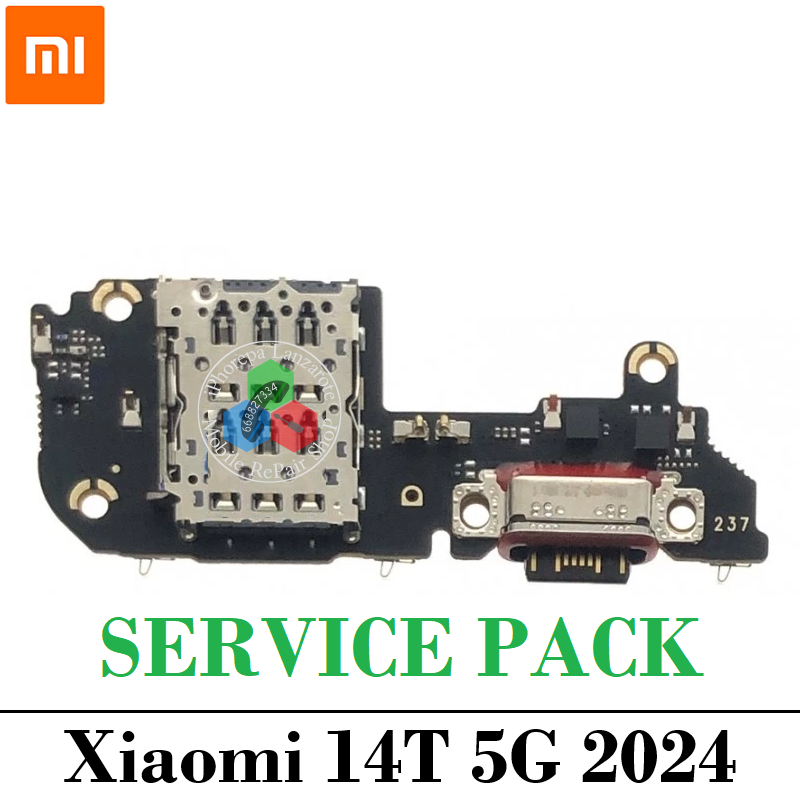 Xiaomi 14T 5G 2024 2406APNFAG - SUB PLACA DE CARGA ORIGINAL SERVICE PACK