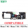 Oppo Reno 7 4G 2022 CPH2363 / Reno 7 5G 2022 CPH2371 / F21 Pro - placa de carga COMPATIBLE