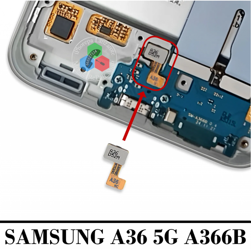 SAMSUNG A36 5G 2025 A366B / A366 - FLEX DE HUELLA ORIGINAL