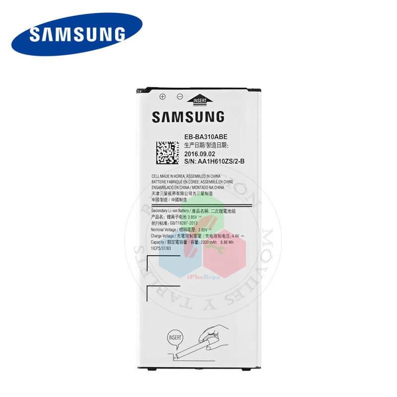 SAMSUNG A3 2016 - A310 a310F - BATERÍA COMPATIBLE