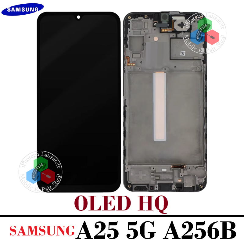 Samsung A25 5G 2023 A256B A256 - PANTALLA OLED HQ CON MARCO