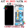Oppo A17 4G 2022 CPH2477 / A17K CPH2471 / Oppo A58 5G (Version. China) - pantalla compatible hq con marco