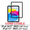 iPad 10.9" 2022 (10ª Gen) A2696, A2757, A2777 / iPad 11" 2025 (11ª Gen) A3355, A3356, A3354 - PANTALLA tactil compatible